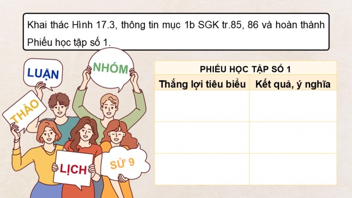 Giáo án điện tử Lịch sử 9 kết nối Bài 17: Việt Nam kháng chiến chống Mỹ, cứu nước, thống nhất đất nước giai đoạn 1965 – 1975 (P2)