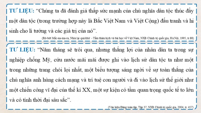 Giáo án điện tử Lịch sử 9 kết nối Bài 17: Việt Nam kháng chiến chống Mỹ, cứu nước, thống nhất đất nước giai đoạn 1965 – 1975 (P5)