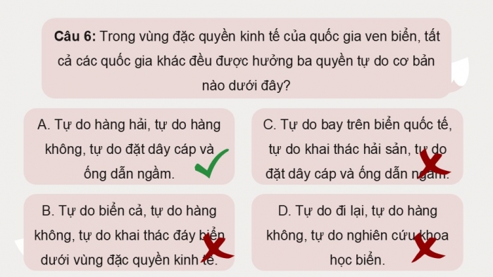 Giáo án điện tử Kinh tế pháp luật 12 chân trời Bài 15: Một số nội dung cơ bản của Công pháp quốc tế về dân cư, lãnh thổ, biên giới quốc gia (P2)