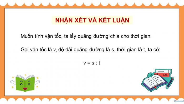 Giáo án điện tử Toán 5 chân trời Bài 83: Vận tốc