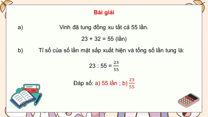 Giáo án điện tử Toán 5 chân trời Bài 100: Ôn tập một số yếu tố xác suất