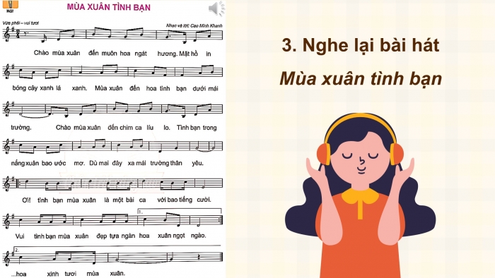 Giáo án điện tử Âm nhạc 5 chân trời Tiết 2: Ôn tập hát Mùa xuân tình bạn, Nghe nhạc Điệu nhảy hài hước (Chương 5, Tổ khúc ba-lê số 1) của D. Sô-xờ-ta-cô-vích (D. Shostakovich)