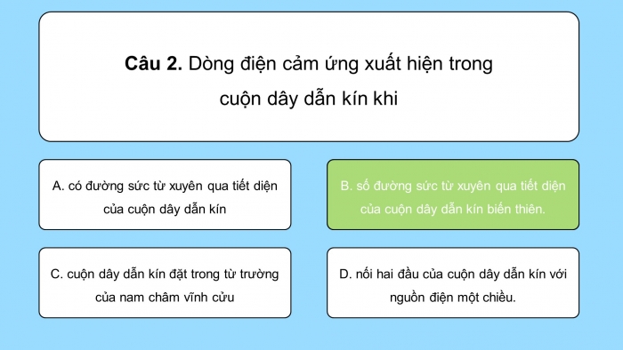 Giáo án điện tử KHTN 9 kết nối - Phân môn Vật lí Bài Ôn tập học kì 2