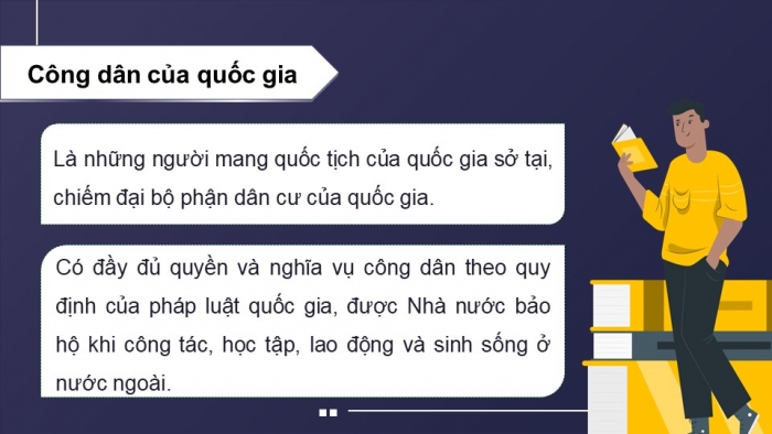 Giáo án điện tử Kinh tế pháp luật 12 cánh diều Bài 16: Công pháp quốc tế về dân cư, lãnh thổ và biên giới quốc gia, Luật Biển quốc tế