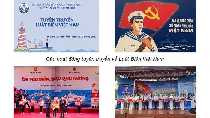 Giáo án điện tử Địa lí 12 cánh diều Bài 29: Thực hành Viết và trình bày báo cáo tuyên truyền về bảo vệ chủ quyền biển đảo của Việt Nam