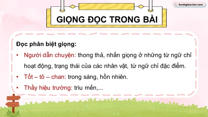 Giáo án điện tử Tiếng Việt 5 chân trời Bài 1: Lời hứa