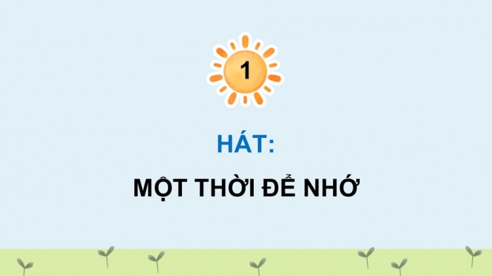 Giáo án điện tử Âm nhạc 9 chân trời Bài 20: Hát Một thời để nhớ, Nhạc cụ thể hiện giai điệu Bài thực hành số 5