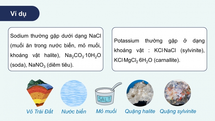 Giáo án điện tử Hoá học 12 chân trời Bài 17: Nguyên tố nhóm IA