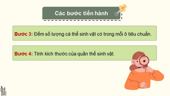 Giáo án điện tử Sinh học 12 chân trời Bài 22: Thực hành Xác định một số đặc trưng cơ bản của quần thể sinh vật