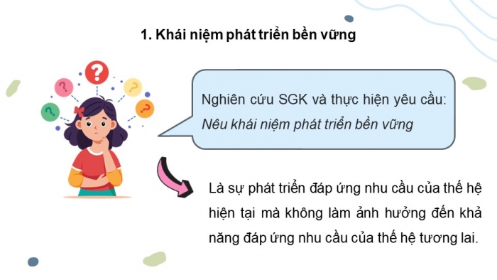 Giáo án điện tử Sinh học 12 cánh diều Bài 26: Phát triển bền vững