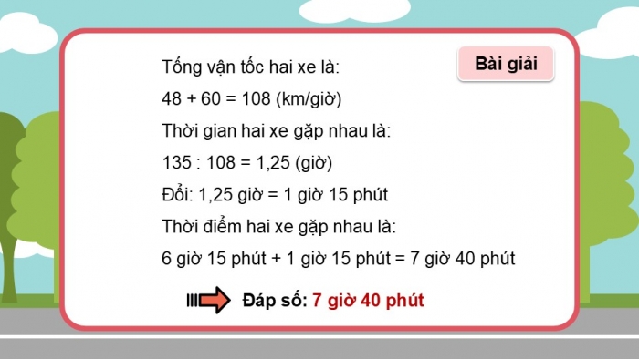 Giáo án PPT dạy thêm Toán 5 Kết nối bài 73: Ôn tập toán chuyển động đều