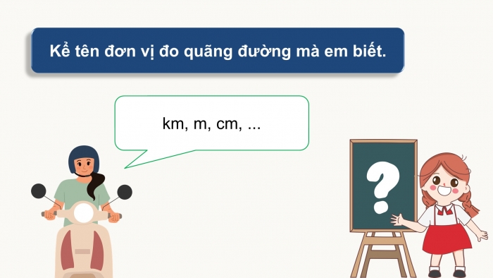 Giáo án PPT dạy thêm Toán 5 Chân trời bài 84: Quãng đường