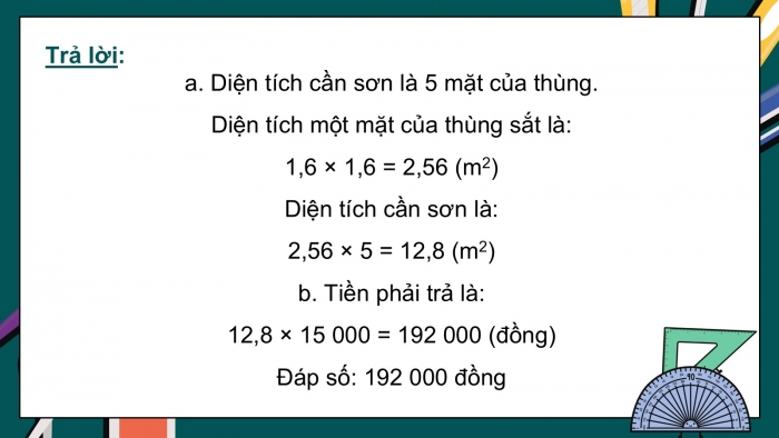 Giáo án PPT dạy thêm Toán 5 Cánh diều bài 61: Luyện tập chung