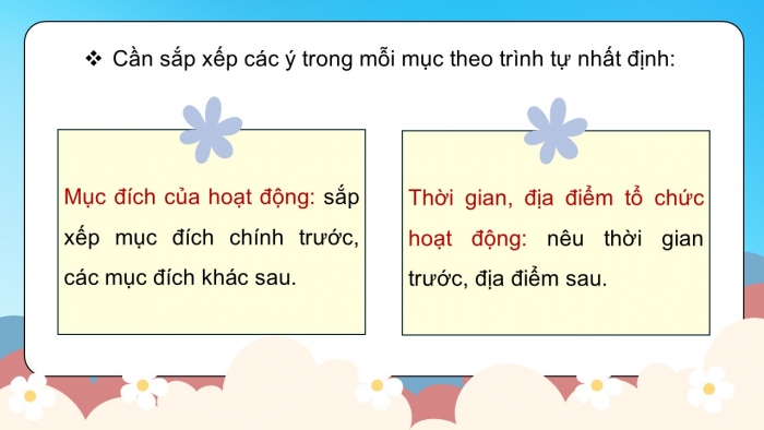 Giáo án PPT dạy thêm Tiếng Việt 5 cánh diều Bài 17: Chiếc khí cầu, Luyện tập viết chương trình hoạt động (Thực hành viết)