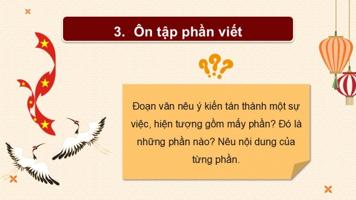 Giáo án PPT dạy thêm Tiếng Việt 5 Kết nối bài 17: Bài đọc Nghìn năm văn hiến. Luyện tập về đại từ và kết từ. Tìm hiểu cách viết đoạn văn nêu ý kiến tán thành một sự việc, hiện tượng