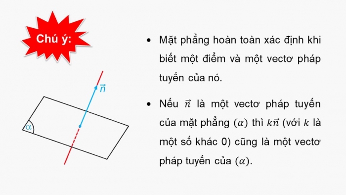 Giáo án PPT dạy thêm Toán 12 kết nối Bài 14: Phương trình mặt phẳng