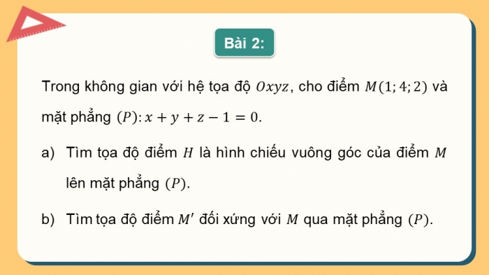 Giáo án PPT dạy thêm Toán 12 kết nối Bài 15: Phương trình đường thẳng trong không gian (P2)