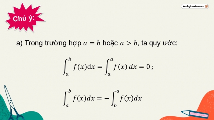 Giáo án PPT dạy thêm Toán 12 chân trời Bài 2: Tích phân