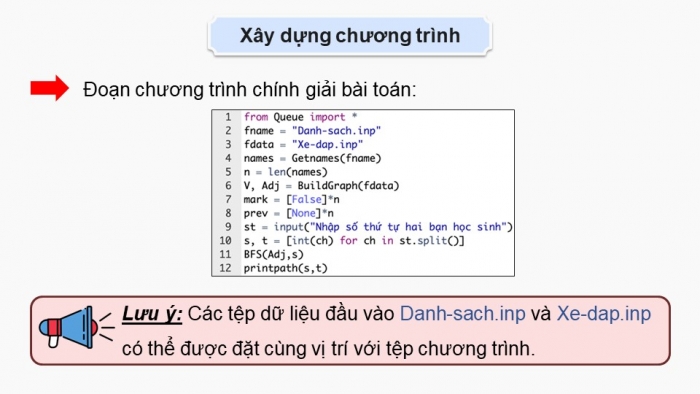 Giáo án điện tử chuyên đề Khoa học máy tính 12 kết nối Bài 17: Thực hành duyệt đồ thị tổng hợp