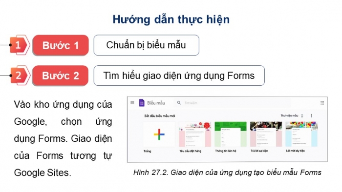 Giáo án điện tử Tin học ứng dụng 12 kết nối Bài 27: Biểu mẫu trên trang web