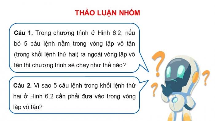 Giáo án điện tử chuyên đề Khoa học máy tính 10 kết nối Bài 6: Chương trình điều khiển robot