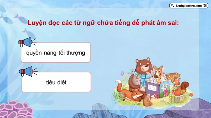 Giáo án điện tử Tiếng Việt 5 chân trời Bài 1: Vì đại dương trong xanh