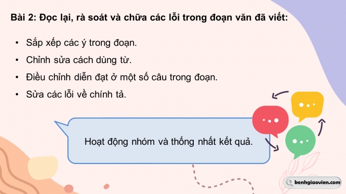 Giáo án điện tử Tiếng Việt 5 chân trời Bài 3: Viết đoạn văn thể hiện tình cảm, cảm xúc về một câu chuyện