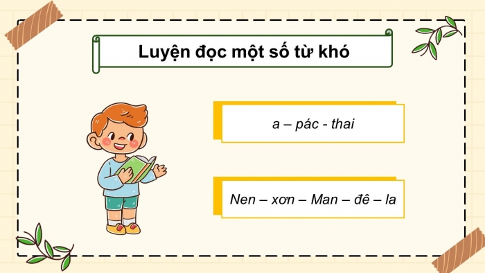 Giáo án điện tử Tiếng Việt 5 chân trời Bài 8: Sự sụp đổ của chế độ a-pác-thai