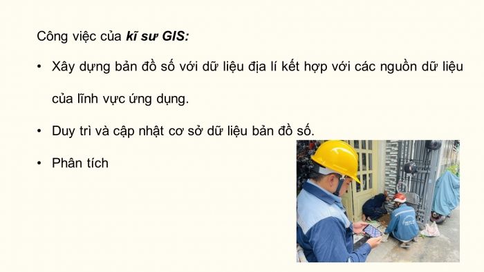 Giáo án điện tử Tin học ứng dụng 12 cánh diều Bài 2: Một số nghề khác trong ngành Công nghệ thông tin và một số nghề ứng dụng công nghệ thông tin (P2)