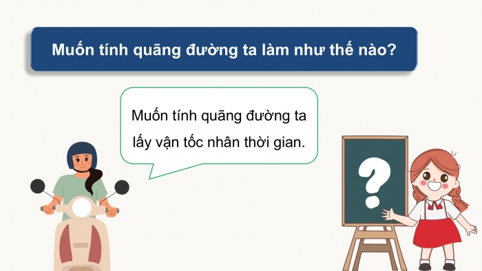 Giáo án PPT dạy thêm Toán 5 Chân trời bài 84: Quãng đường