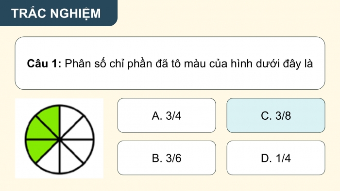 Giáo án PPT dạy thêm Toán 5 Chân trời bài 88: Ôn tập phân số