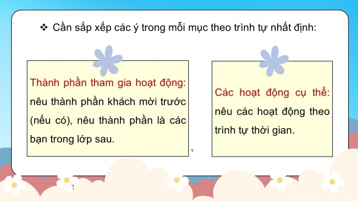 Giáo án PPT dạy thêm Tiếng Việt 5 cánh diều Bài 17: Chiếc khí cầu, Luyện tập viết chương trình hoạt động (Thực hành viết)