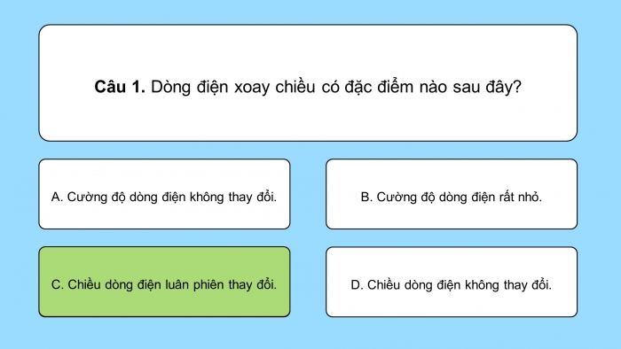 Giáo án điện tử KHTN 9 cánh diều - Phân môn Vật lí Bài tập (Chủ đề 4)