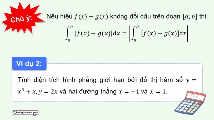 Giáo án PPT dạy thêm Toán 12 kết nối Bài 13: Ứng dụng hình học của tích phân