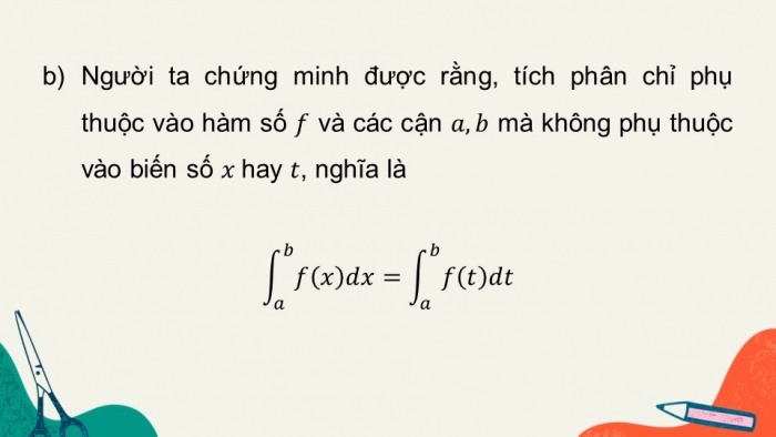 Giáo án PPT dạy thêm Toán 12 chân trời Bài 2: Tích phân