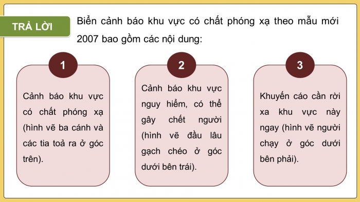 Giáo án điện tử Vật lí 12 chân trời Bài 18: An toàn phóng xạ