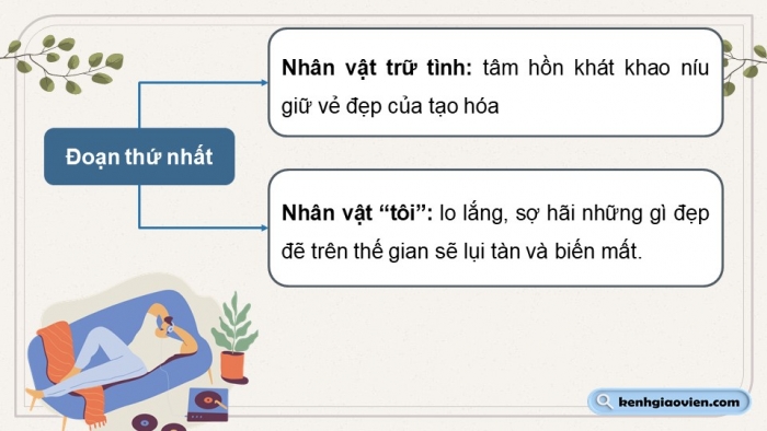 Giáo án PPT dạy thêm Ngữ văn 12 Kết nối bài 9: Vội vàng (Xuân Diệu)