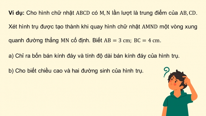 Giáo án PPT dạy thêm Toán 9 Cánh diều Bài 1: Hình trụ