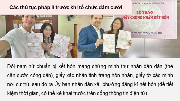 Giáo án điện tử chuyên đề Kinh tế pháp luật 10 kết nối Bài 2: Hôn nhân