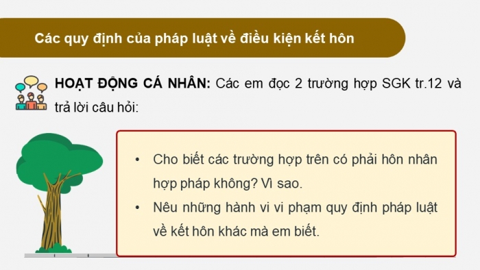 Giáo án điện tử chuyên đề Kinh tế pháp luật 10 chân trời Bài 2: Hôn nhân