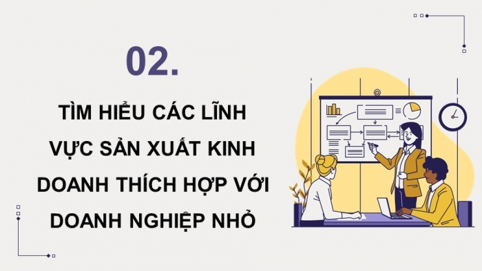 Giáo án điện tử chuyên đề Kinh tế pháp luật 10 chân trời Bài 4: Khái quát chung về mô hình sản xuất kinh doanh của doanh nghiệp nhỏ