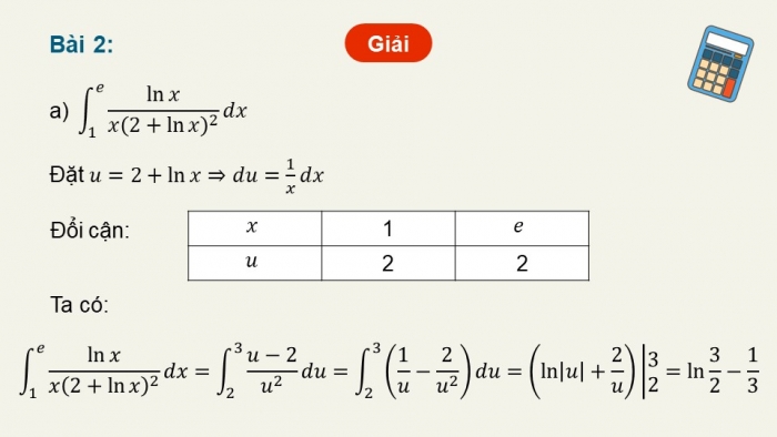 Giáo án PPT dạy thêm Toán 12 cánh diều Bài 3: Tích phân (P2)