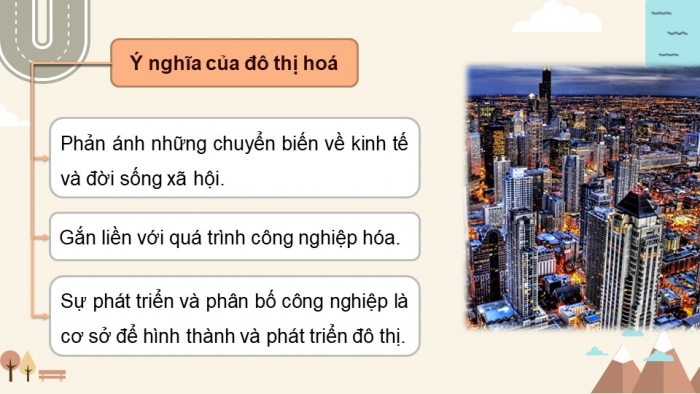 Giáo án điện tử chuyên đề Địa lí 10 cánh diều CĐ 2: Đô thị hoá