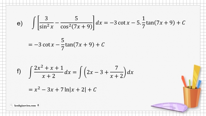 Giáo án PPT dạy thêm Toán 12 cánh diều Bài tập cuối chương IV