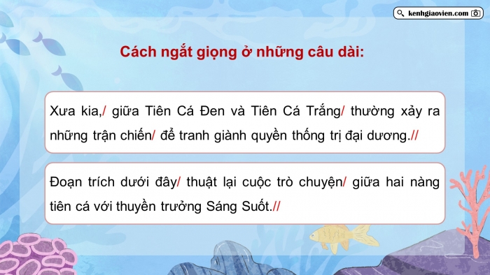 Giáo án điện tử Tiếng Việt 5 chân trời Bài 1: Vì đại dương trong xanh