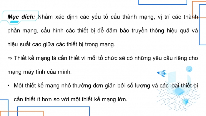 Giáo án điện tử Khoa học máy tính 12 cánh diều Bài 3: Thiết kế mạng LAN