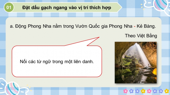 Giáo án điện tử Tiếng Việt 5 chân trời Bài 1: Luyện tập về dấu gạch ngang