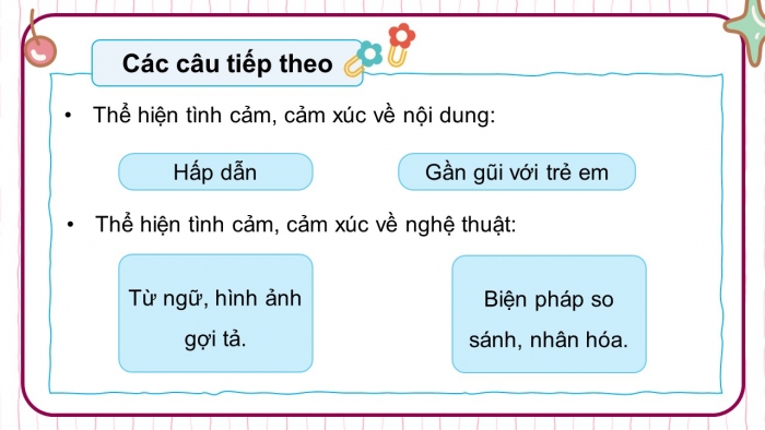 Giáo án điện tử Tiếng Việt 5 chân trời Bài 6: Viết đoạn văn thể hiện tình cảm, cảm xúc về một bài thơ