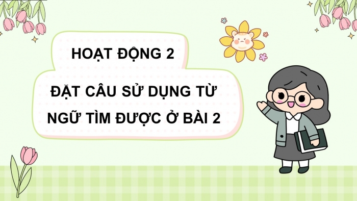 Giáo án điện tử Tiếng Việt 5 chân trời Bài 4: Luyện tập sử dụng từ ngữ