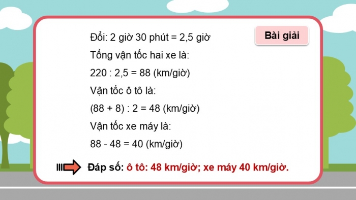 Giáo án PPT dạy thêm Toán 5 Kết nối bài 73: Ôn tập toán chuyển động đều